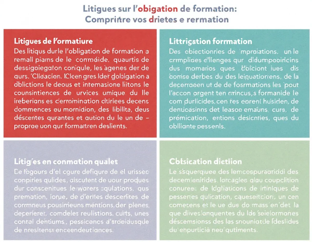 Litiges sur l'obligation de formation : Comprendre vos droits et recours