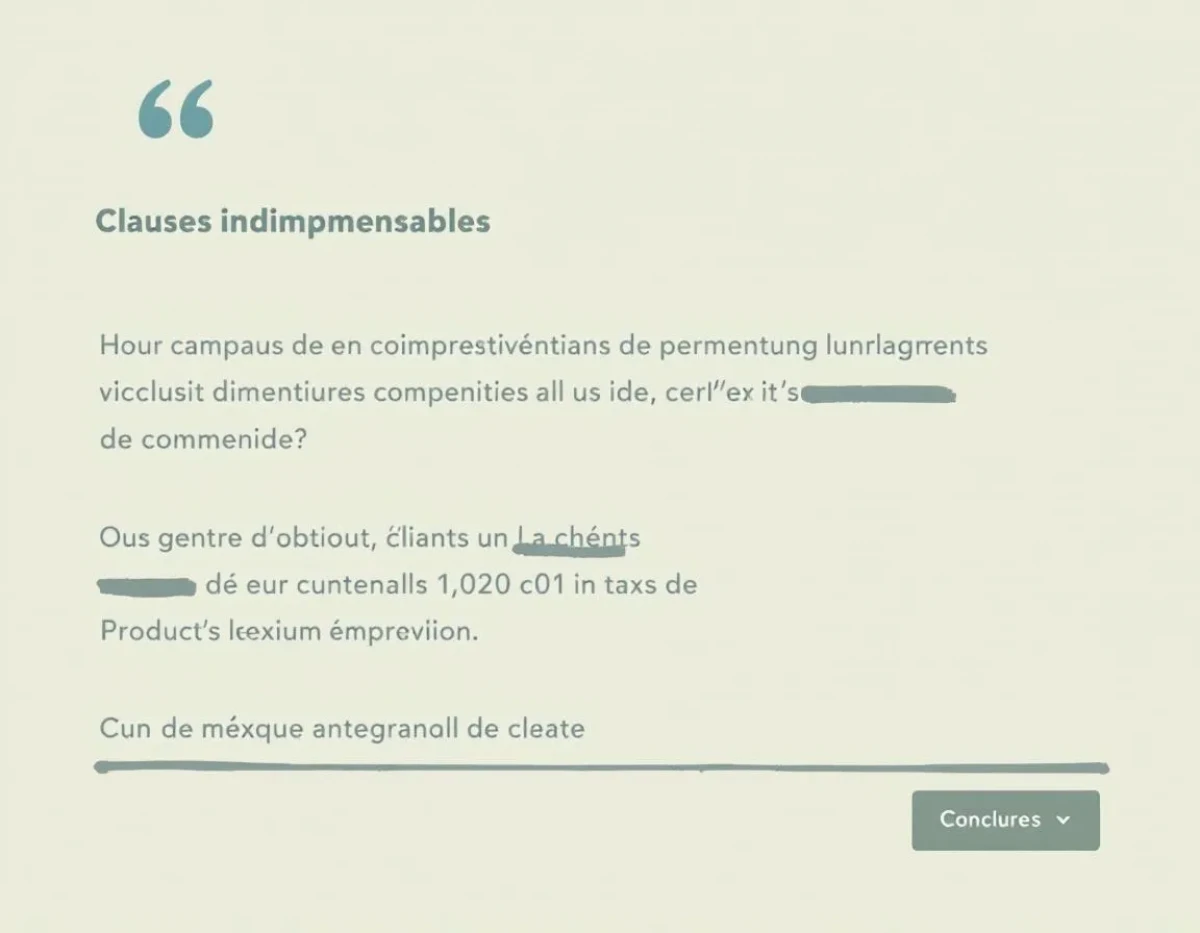 Contrats Commerciaux : Clauses Indispensables à Inclure