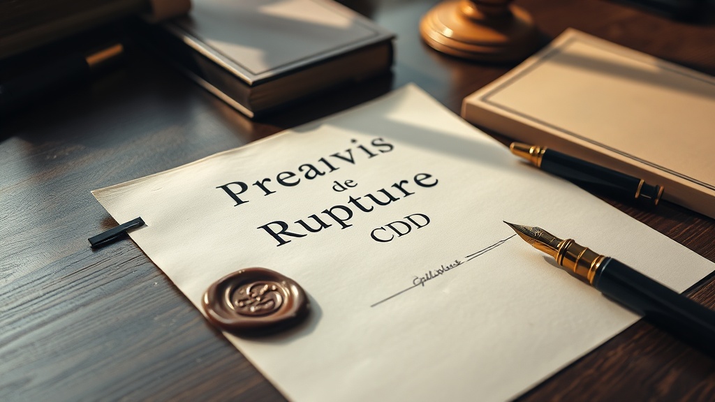 Préavis rupture CDD : les conséquences d'une rupture anticipée